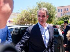 Unser Archivfoto (© Eurokinissi) zeigt Premierminister Kyriakos Mitsotakis in Chania auf Kreta.