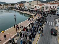 Unser Foto (© Eurokinissi) entstand am 16. April auf der Insel Lesbos.