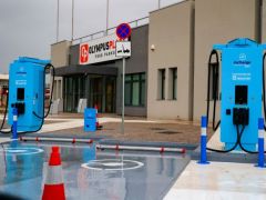 Foto (© Eurokinissi): Ladestation für Elektroautos