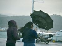 Unser Foto (© Eurokinissi) entstand am Samstag (10.1.) in Nafplion auf der Peloponnes.