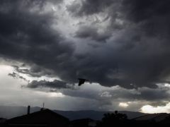 Schwere Unwetter auf Rhodos (© Eurokinissi).