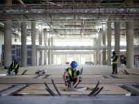 Unser Archivfoto (© Eurokinissi) entstand auf der Baustelle des neuen internationalen Flughafens bei Kastelli auf Kreta.