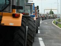 Unser Archivfoto (© Eurokinissi) zeigt Bauernproteste bei Nikia, Larissa